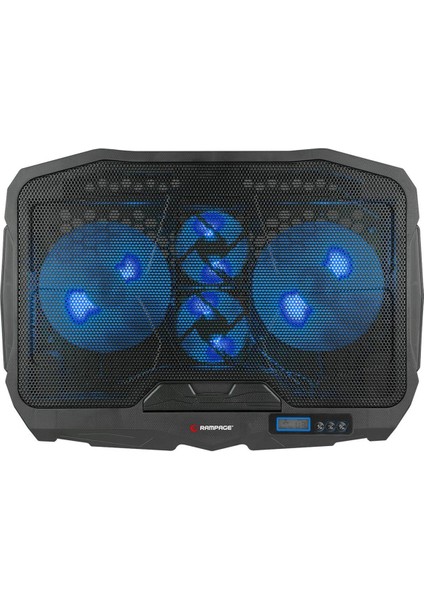 Ad-Rc4 Mavi Ledli 4 Adet Fanlı Işıklı Kontrol Panelli Pro Notebook Laptop Soğutucu Stand fırsatları