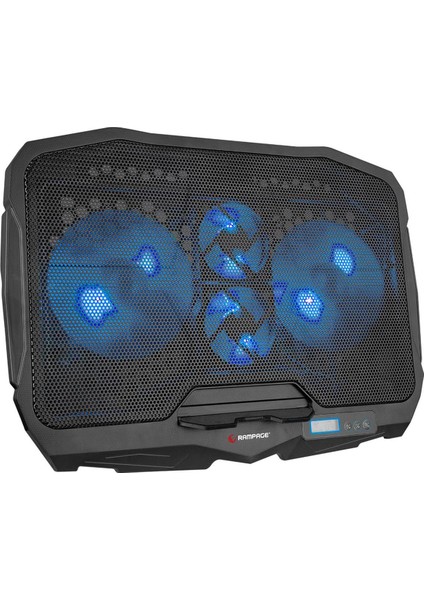 Ad-Rc4 Mavi Ledli 4 Adet Fanlı Işıklı Kontrol Panelli Pro Notebook Laptop Soğutucu Stand indirimleri