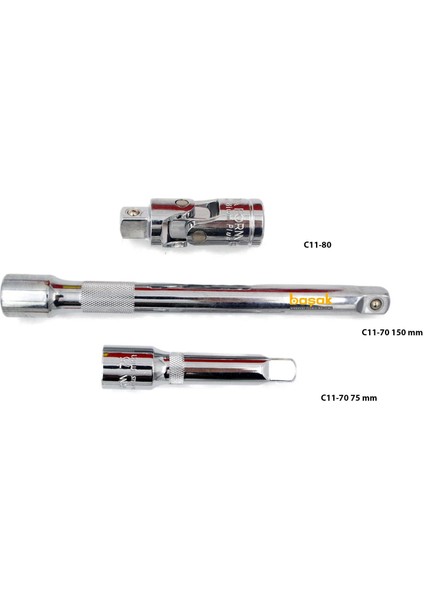 6 - 22 mm 3/8” Lokma Takımı C10-18PH4 (Plastik Kutu)