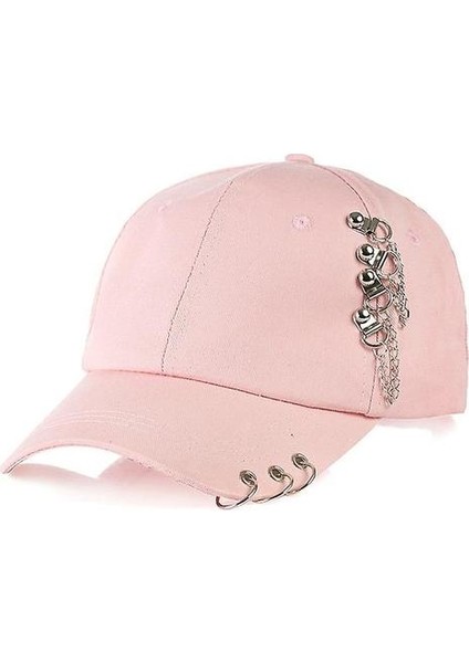 Kişilik Zincir Hoop Beyzbol Şapkası (Pembe) (Yurt Dışından)