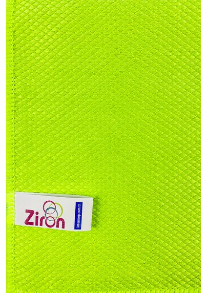 Mikrofiber Baklava Desen Cam Bezi Yeşil 40 x 40 cm