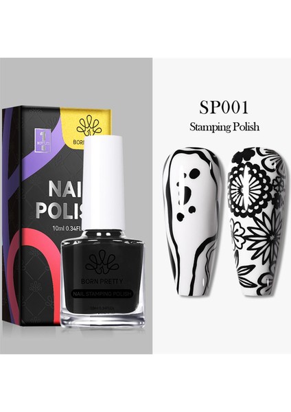 Stampa Baskı Ojesi Siyah (55950-1)