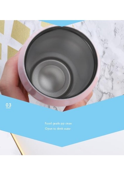 Sevimli Çilek Girly Yalıtımlı Su Şişesi Paslanmaz Çelik Taşınabilir Geniş Ağız Su Kupası, 500ml, Seyahat Termos Şişesi | Vakumlu Şişeler Ve Termoslar (Pembe) (Yurt Dışından) fırsatları