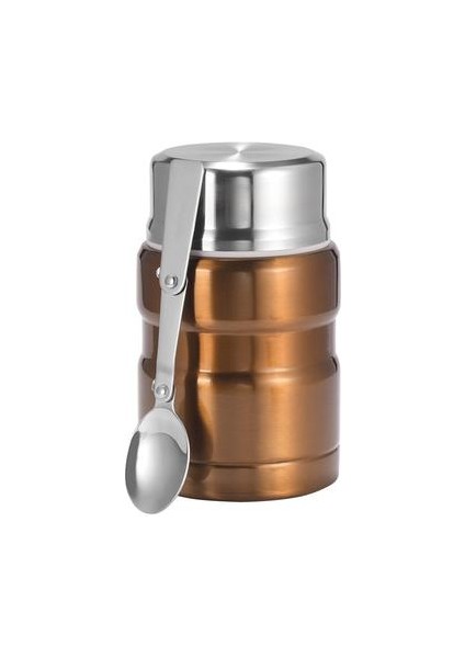 Paslanmaz Çelik Yalıtım Öğle Yemeği Kutusu Kapsayıcılar İle 500 Ml Vakum Şişeler Termo Kupa Thermocup | Vakumlu Şişeler Ve Termoslar (Altın) (Yurt Dışından)