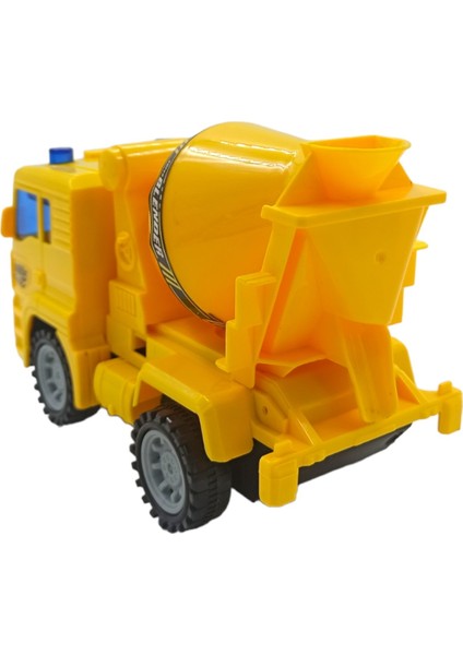 PopŞeker Oyuncak Beton Mikseri Sürtmeli Özellikli Sesli Işıklı Mikser Kısmı Hareketli 16CM. Beton Mikseri fırsatları