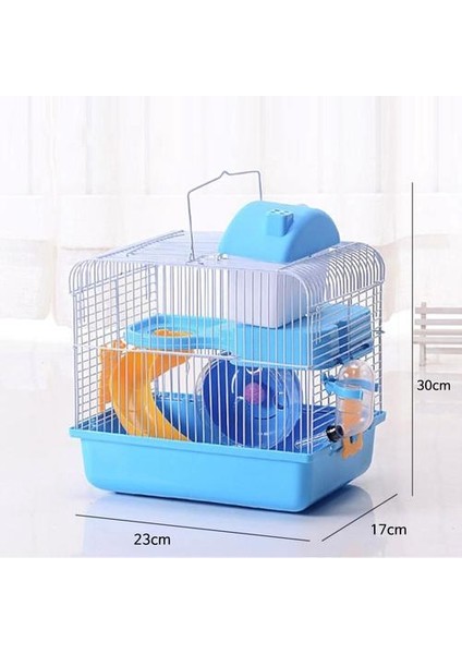 2 Katlı Pet Hamster Kafesi Lüks Ev Taşınabilir Fare Ev Habitat Dekorasyon Küçük Evcil Hayvanlar Chinchilla Hamster House Kafes Malzemeleri | Kafesler (Yurt Dışından)