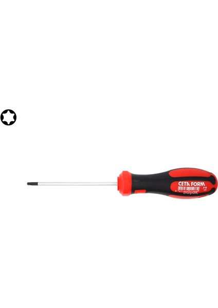 T15 x 80 mm Torx Tornavida F18-015-080