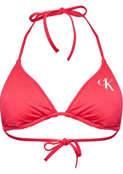 Kadın Calvin Klein Triangle Bras Bikini Üstü KW0KW01970