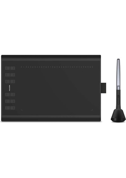 INSPIROYH1060P 8192 Kademe Basınç Hassasiyetli, 5080LPI Çözünürlük, 12 Adet Kısayol Tuşu, Pilsiz Kalemli, Android Uyumlu Grafik Tablet (HUH1060P)