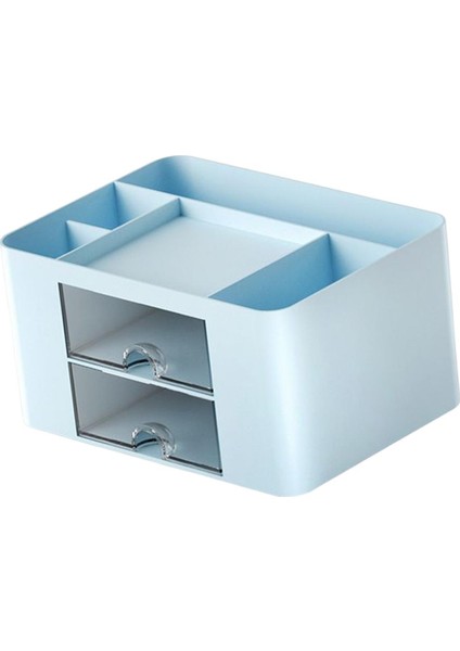Pen Tutucu Ofis Masası Organizatör Çekmeceli Masaüstü Kalem Organizasyonu Mavi (Yurt Dışından) fiyatları
