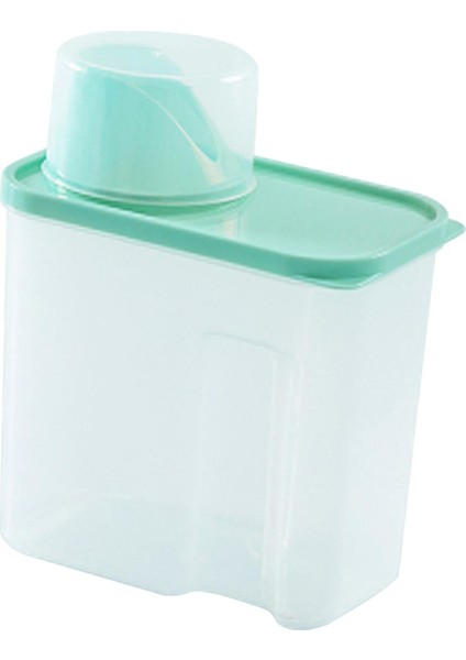 Çamaşır Tozu Saklama Kutusu Temiz Çamaşırhane Tozu Saklama Kutusu Çamaşır Odası 2l Yeşil (Yurt Dışından)