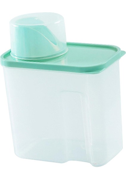 Çamaşır Tozu Saklama Kutusu Temiz Çamaşırhane Tozu Saklama Kutusu Çamaşır Odası 2l Yeşil (Yurt Dışından) fiyatları