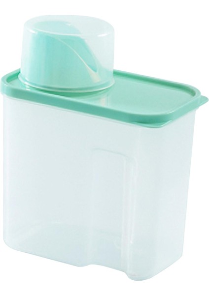 Çamaşır Tozu Saklama Kutusu Temiz Çamaşırhane Tozu Saklama Kutusu Çamaşır Odası 2l Yeşil (Yurt Dışından) fırsatları