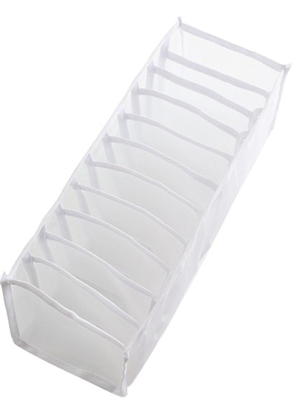 Iç Çamaşırı Saklama Kutuları Katlanabilir Dolap Dolabı Kemerler Için Çoraplar Beyaz 11 Izgara (Yurt Dışından)