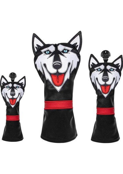 3x Fashion Golf Club Head, Ahşap Headcover Su Geçirmez Unisex Koruyucu Kapsar (Yurt Dışından) modelleri