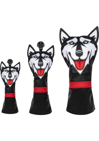 3x Fashion Golf Club Head, Ahşap Headcover Su Geçirmez Unisex Koruyucu Kapsar (Yurt Dışından) fırsatları