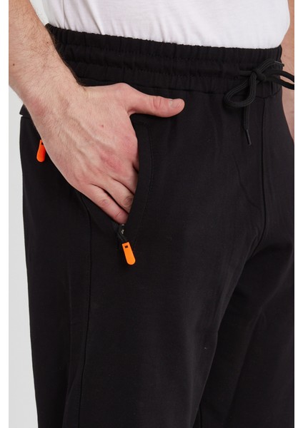 Geniş Paça Rahat Kesim Reguler Kesim Siyah Baba Penye Eşofman Altı fiyatları