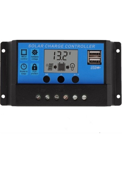 20A 12/24V Solar Şarj Kontrol Cihazı - Regülatörü