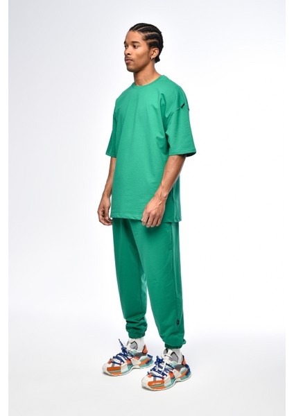 Nefti Paça Lastikli Basic Oversize Eşofman Takımı