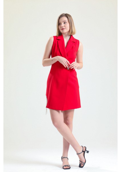 Zincir Detaylı Içi Astarlı Kolsuz Hürrem Ceket | CKT34314 fırsatları