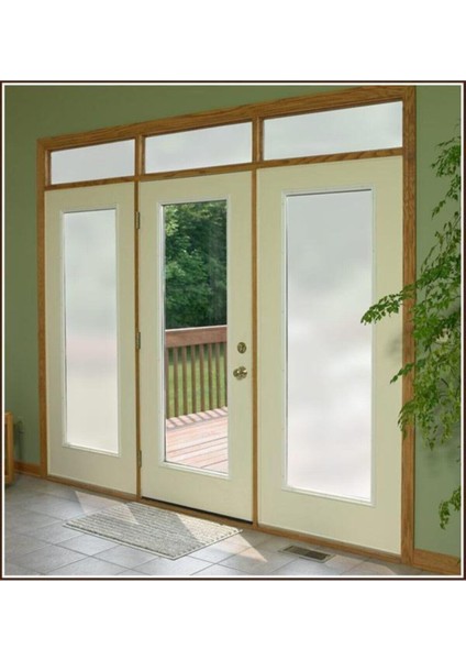 Krcdijital Duşakabin ve Balkon Camı Kaplama Folyosu 122CM x 2m Kendinden Yapışkanlı