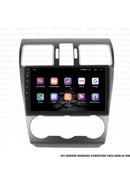 Subaru Xv Android Multimedya Carplay Navigasyon Ekran - 8gb RAM+128GB HDD - Myway