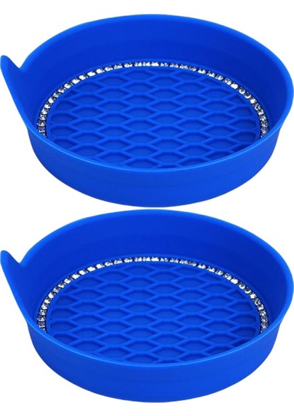 Otomatik Fincan Insert Coaster Universal 3.15 Inçlik Araç Fincan Paspasları Yatak Odası Mavisi Için (Yurt Dışından)