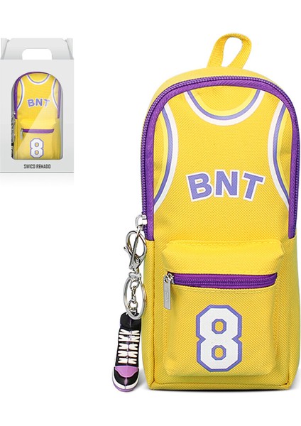Basketbol Kıyafet Modeli Anahtarlıklı Kalemlik - Sarı (Yurt Dışından)
