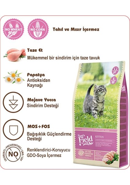 Kitten Tavuklu Tahılsız Yavru Kedi Maması 7.5kg