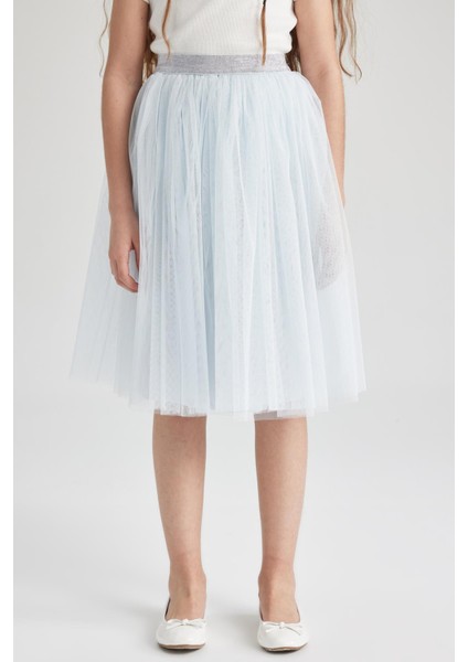 Kız Çocuk Regular Fit Esnek Belli Tül Tütü Etek X3860A622SM