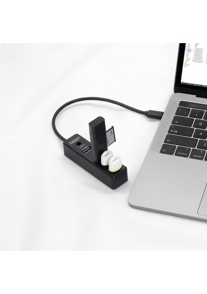 Çoklayıcı 4'ü 1 Arada Usb-C Hub Usb3.0 ve USB 2.0