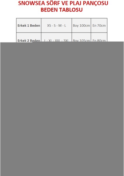 SP1014, Muhammed Ali Sörf Pançosu, Havlu Panço