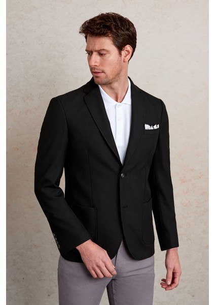 Desenli Slim Fit Mono Yaka Casual Ceket fiyatları