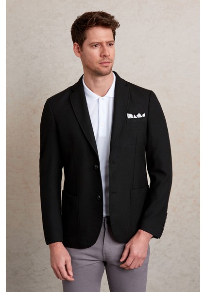 Desenli Slim Fit Mono Yaka Casual Ceket fırsatları