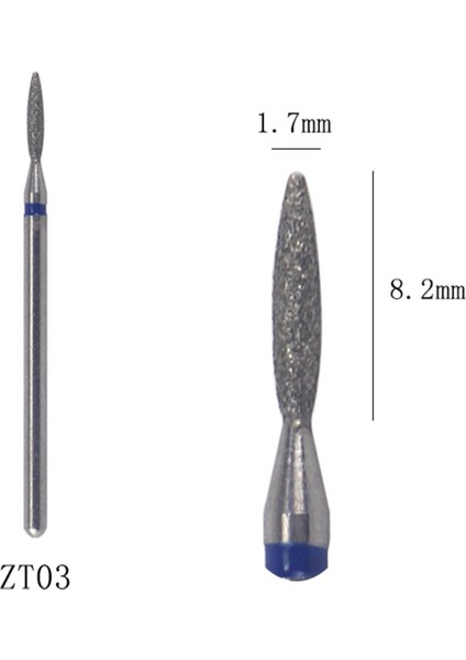 Freze Ucu Kuru Manikür Ucu Zt-03