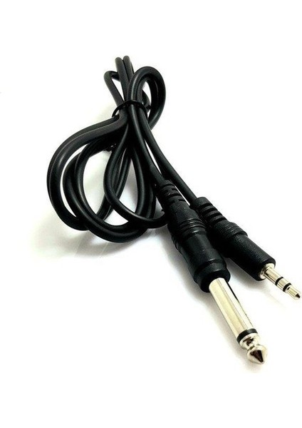 ZY-300 1 Stereo 6.35 mm Erkek 3 Metre Pc Telefon Amfi Ses Sistemi Kablosu