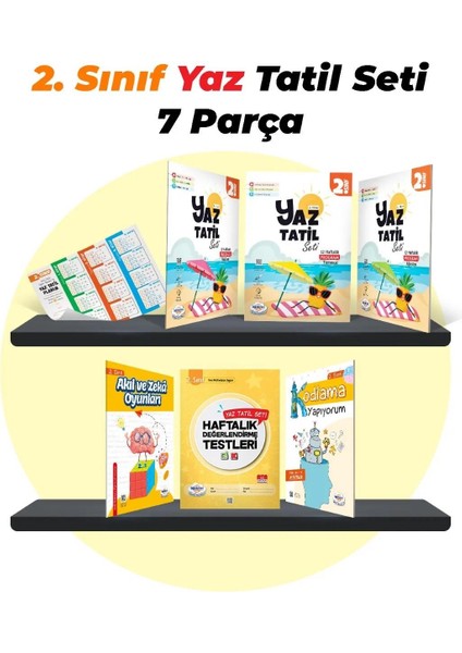 2. Sınıf Yaz Tatil Kitabı Seti