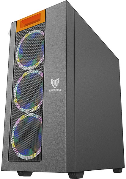 Spectra 6*rgb Fanlı Atx-Mini Atx Itx Uyumlu Mid Tower Gaming Oyuncu Kasası Psu'suz