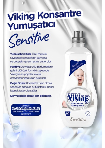 Çamaşır Yumuşatıcı  "Sensitive" 1440 ml