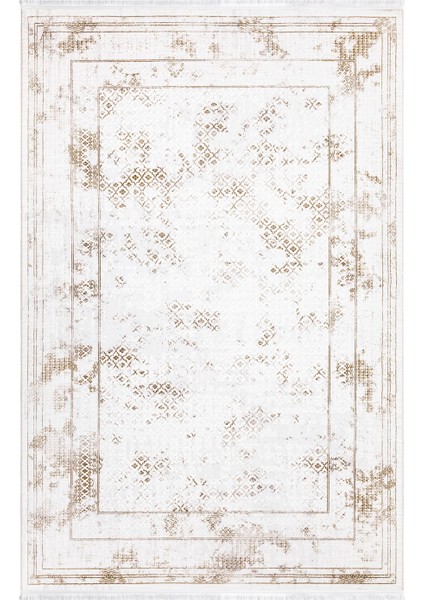 Ipek Salon Halısı Modern 200X300 Sedefkar 16502 Krem