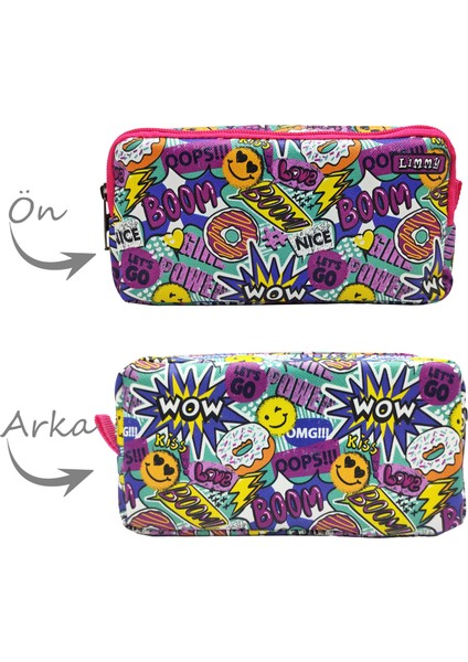 Kalem Kutusu Boom Wow Ops Kalemkutu Vegan Deri Iki Bölmeli Kalemlik fiyatları