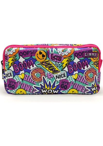 Kalem Kutusu Boom Wow Ops Kalemkutu Vegan Deri Iki Bölmeli Kalemlik modelleri