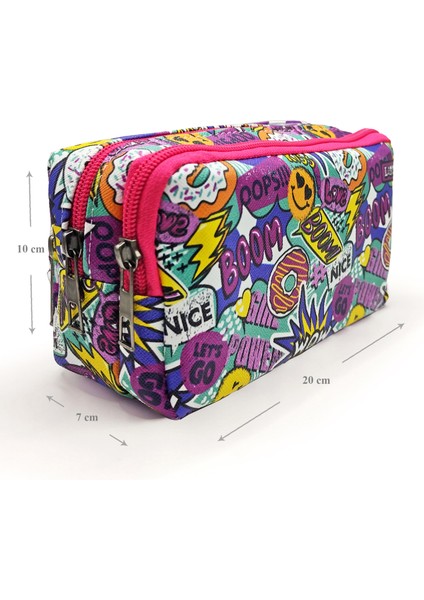 Kalem Kutusu Boom Wow Ops Kalemkutu Vegan Deri Iki Bölmeli Kalemlik indirimleri