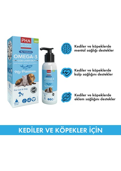 Omega-3- Kedi ve Köpekler Için Balık Yağı