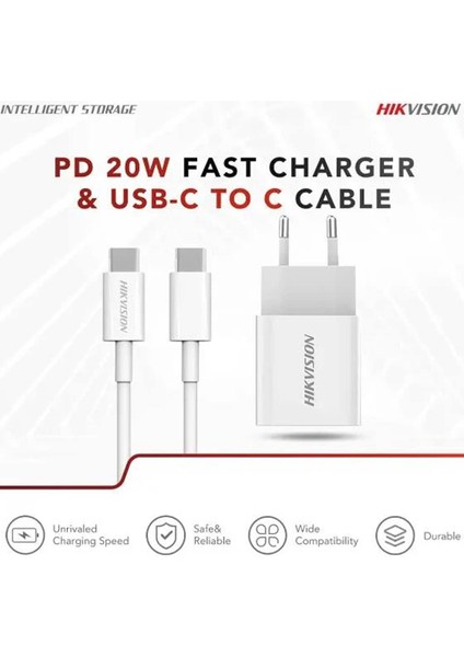 FC20 Type-C KABLO+20W Adaptör Hızlı Şarj Cihazı