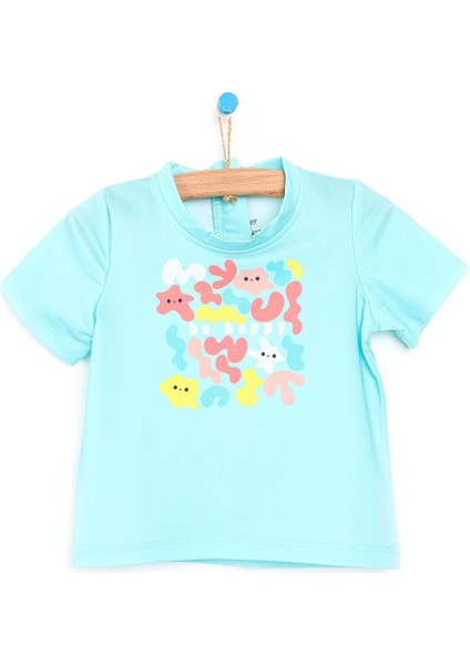 Erkek Bebek Be Happy Böcük Kısa Kol Tshirt