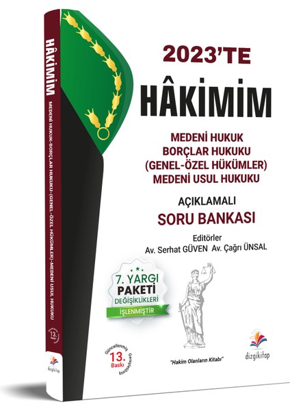 2023 Hakimim Medeni Hukuk Borçlar Hukuku Genel Özel Hükümler Medeni Usul Hukuku Açıklamalı Soru Bankası Dizgi