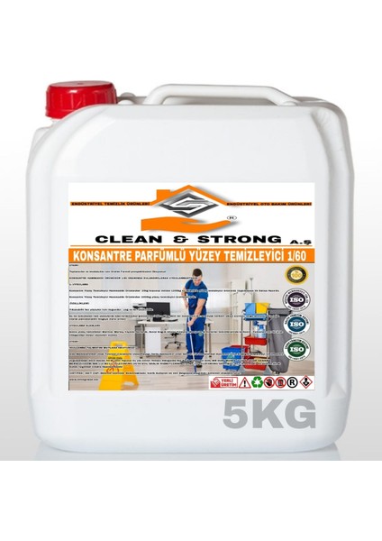 Ultra Konsantre Yüzey Temizleyici Parfümlü 5kg
