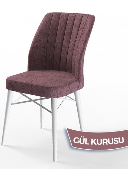 Concept Nef Serisi 70X114 Açılabilir Mdf Mutfak Masa Takımı Beyaz Masa ve 4 Sandalye fırsatları