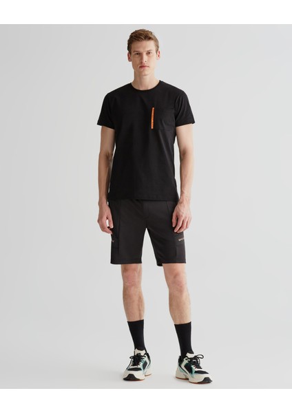 Erkek Siyah Regular Fit Şort 2823102T.5